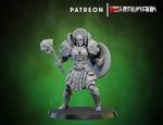 Grand Alliance Order Stormcast Eternal Sequitors Воитель с молотом и щитом №2 миниатюра для dnd, днд, pathfinder, фентези, Настольная игра, НРИ, Варгейм, РПГ