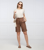 льняное шорты Peserico - коричневый(P04204T0 01617)