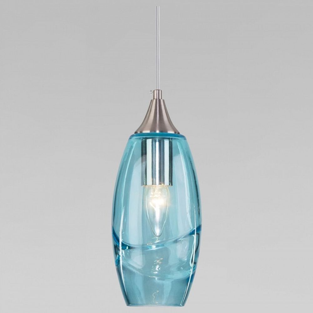Подвесной светильник Eurosvet Lotus 50222/1 голубой