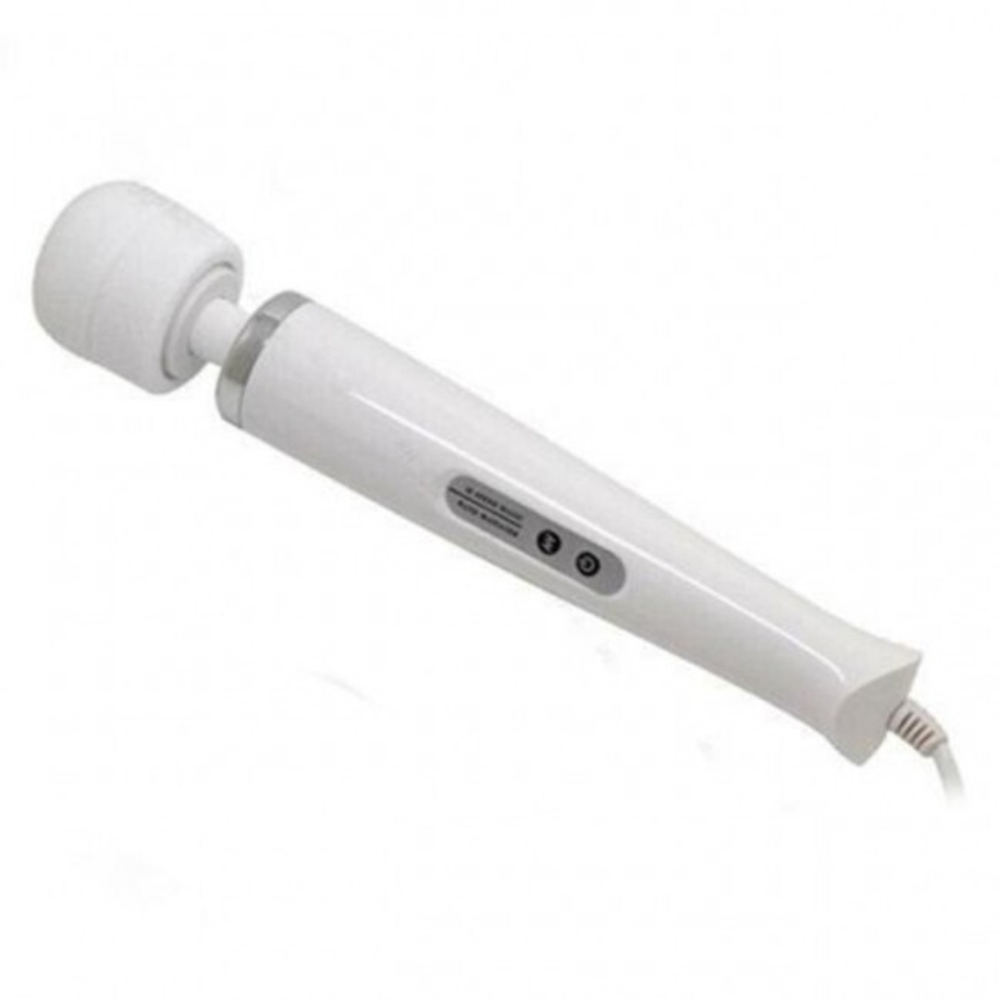 Вибромассажер на проводе Magic Wand Massager 10-режимный (Цвет: белый)