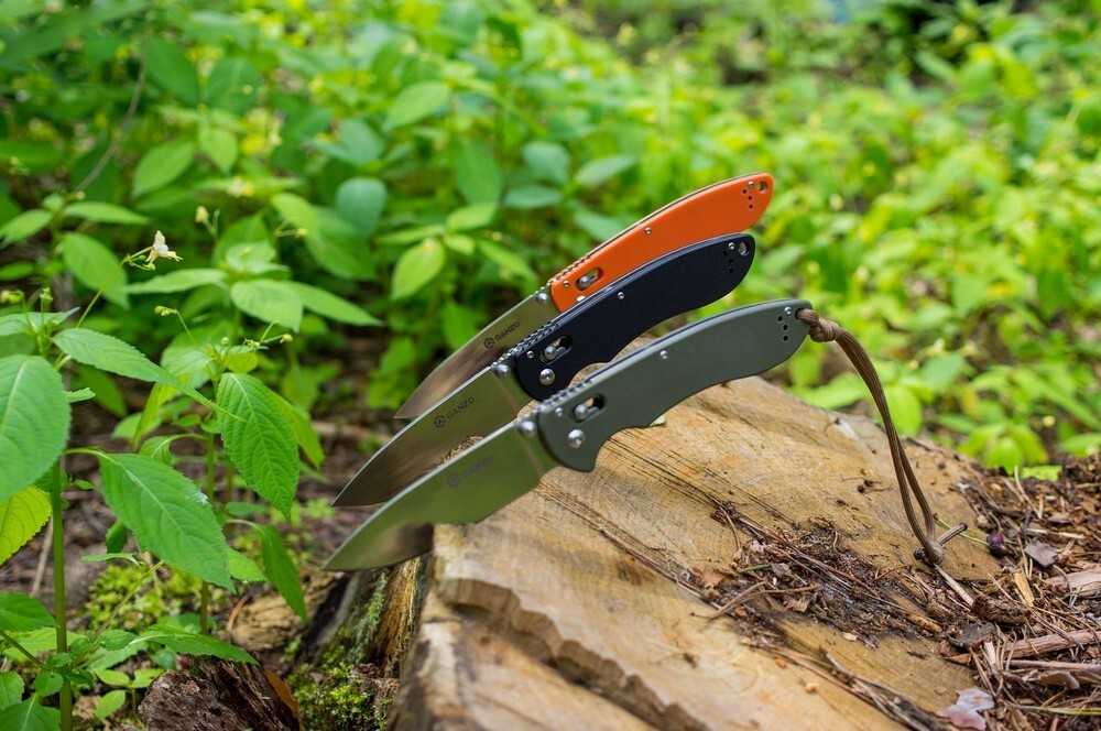 Нож Ganzo G740 зеленый, G740-GR