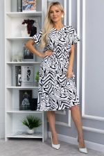Платье Кристи (черно-белое) П13871-35М LT Collection