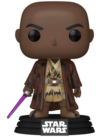 Фигурка Funko POP! Bobble Star Wars Mace Windu (Retro) (834) 90327 / Фигурка Фанко ПОП! по мотивам вселенной "Звездные войны", Мейс Винду