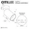 CL512211 AXEL Черный Св-к Спот Накладной