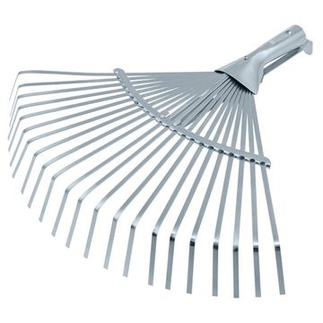 Грабли веерные стальные, 300-480 мм, 22 плоских зуба, оцинкованные,раздвижные, без черенка Palisad 617675