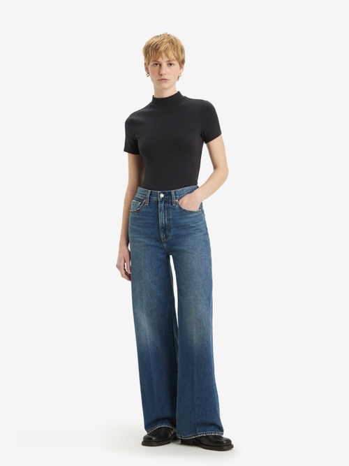 Женские прямые джинсы с завышенной талией Levi's Ribcage Wide Leg A6081-0012