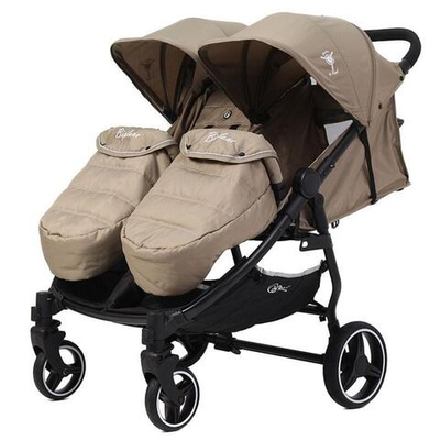 Прогулочная коляска для двойни Rant Biplane (бежевый)