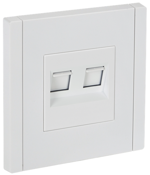 FORTE&PIANO Розетка компьютерная двойная RJ45 кат.5E FP233 белый IEK