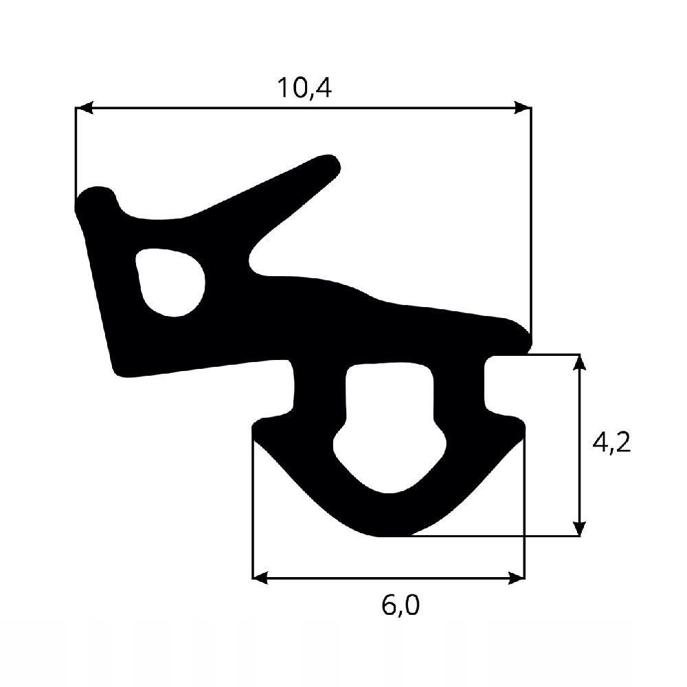 Уплотнитель VEKA 253