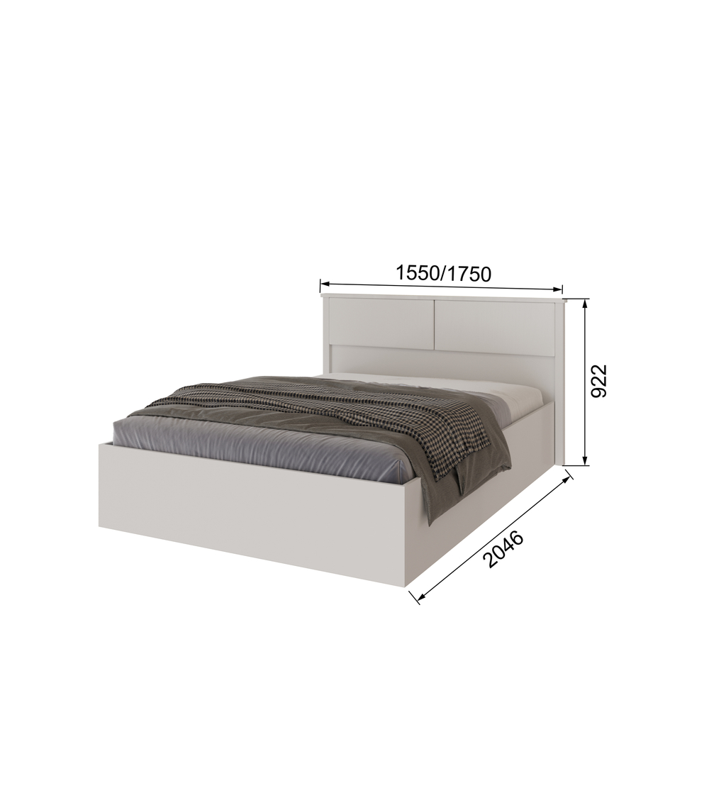 Спальня Толедо Корпус кровати ТКР-1 (1,4)