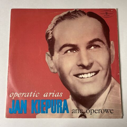 Винтажная виниловая пластинка LP Jan Kiepura Arie Operowe Operatic Arias (Польша 1966)