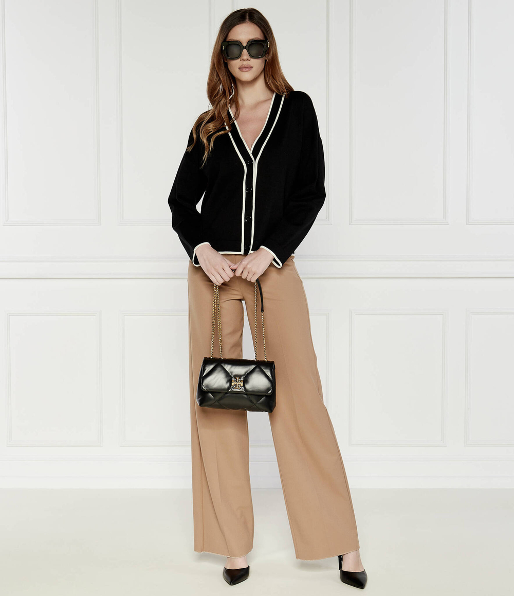 Кожаная сумка через плечо Kira TORY BURCH - черный(154706)