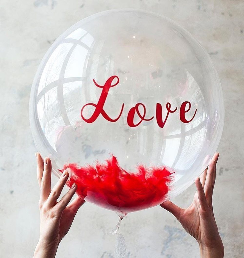 надпись на большой шар