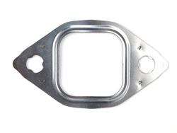 Прокладка выпускного коллектора дв. WEICHAI WP 7 а/м МАЗ,SHACMAN, SHAANXI (металл 3-х слойный с треугольниками на шпильках, 610800110005) RUATI