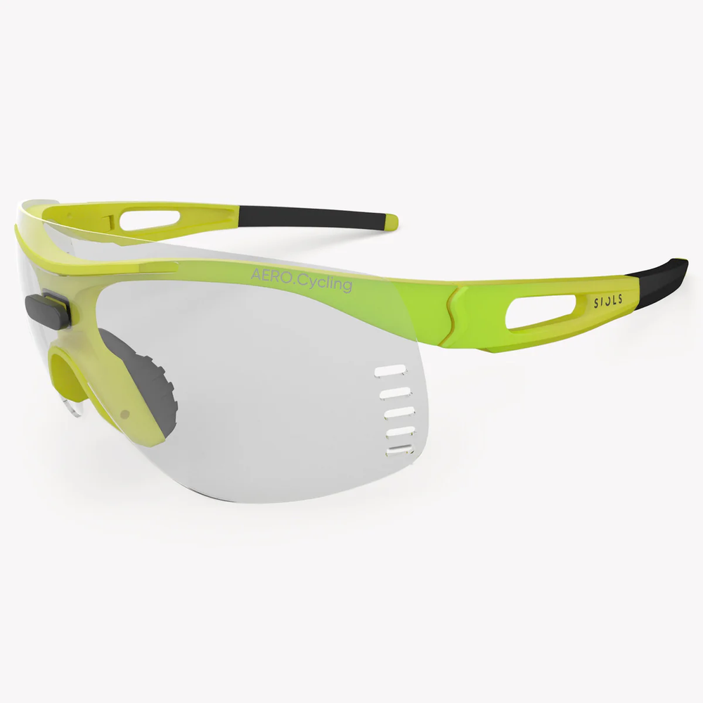 Спортивные очки с диоптриями Siols / AERO.Cycling / Clear Pure / Lime