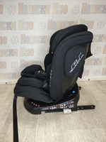 Автокресло детское Indigo Smart+ ISOFIX группа 0/1/2/3 (0-36) черный
