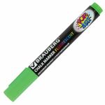 Маркер меловой "POP-ART" ЗЕЛЕНЫЙ, 5 мм, сухостираемый, для гладких поверхностей, BRAUBERG, 151532