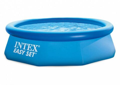 Надувной бассейн 244х76 см Intex 28110, круглый семейный бассейн Easy Set 2419 л