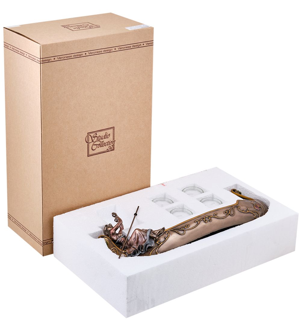 Veronese WS-1298 Подсвечник «Леди в гондоле»