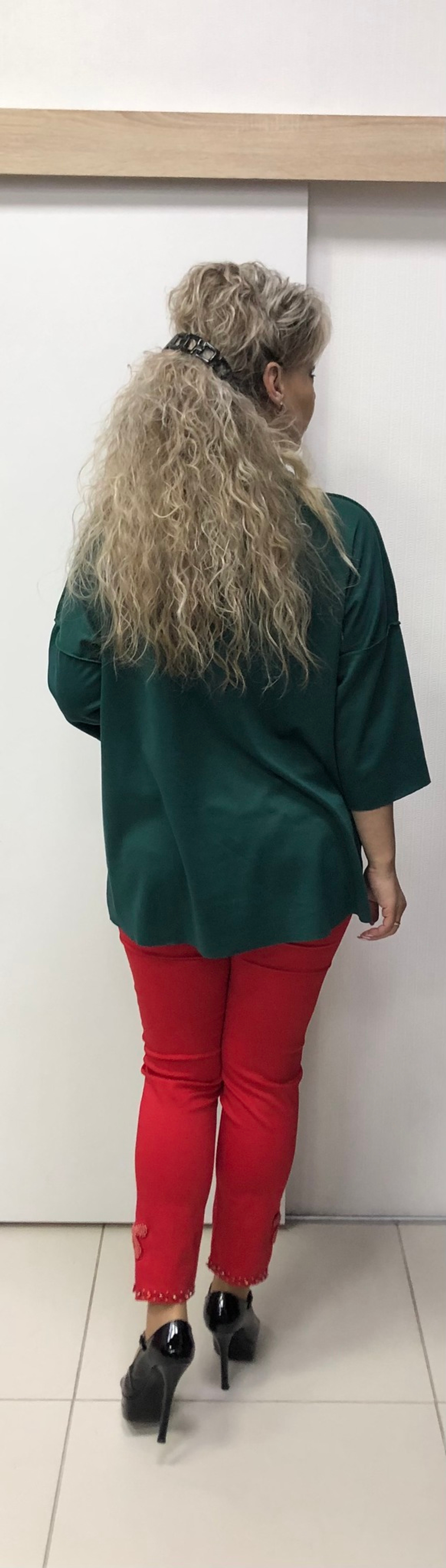 Интересная туника с цветным хомутом