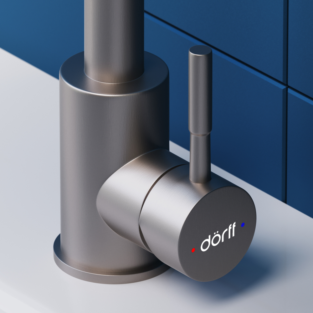 Смеситель для раковины Dorff Logic SS D3002101SS Нержавеющая сталь