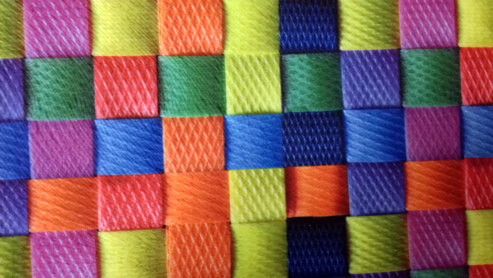 Микровелюр Xpoint (Икспоинт) 0051.01 Цветная плетенка