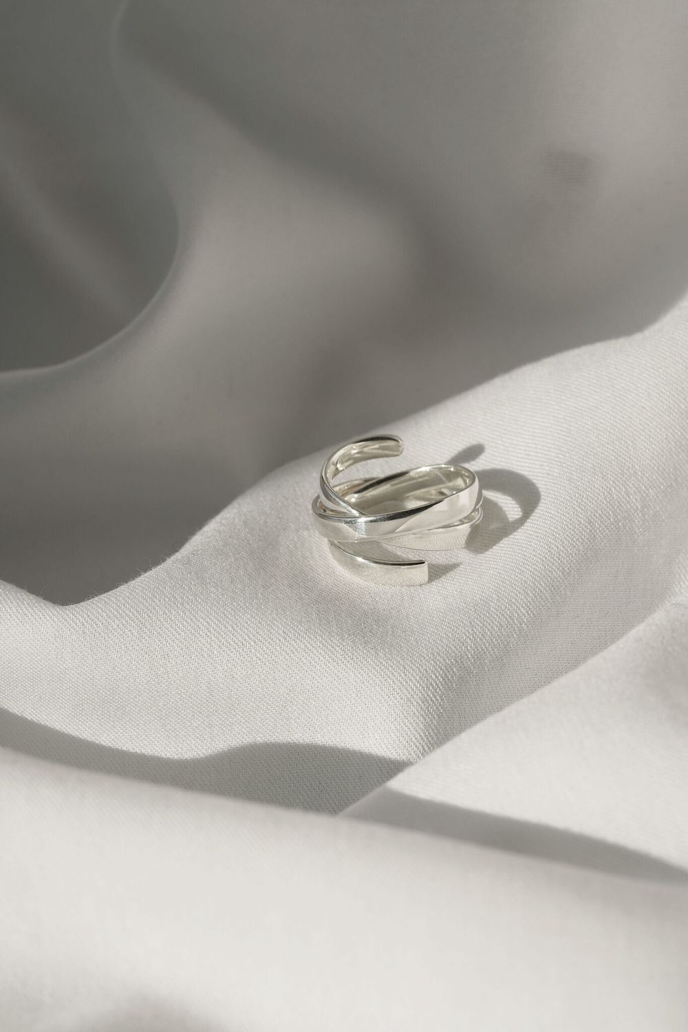 Кольцо Спираль