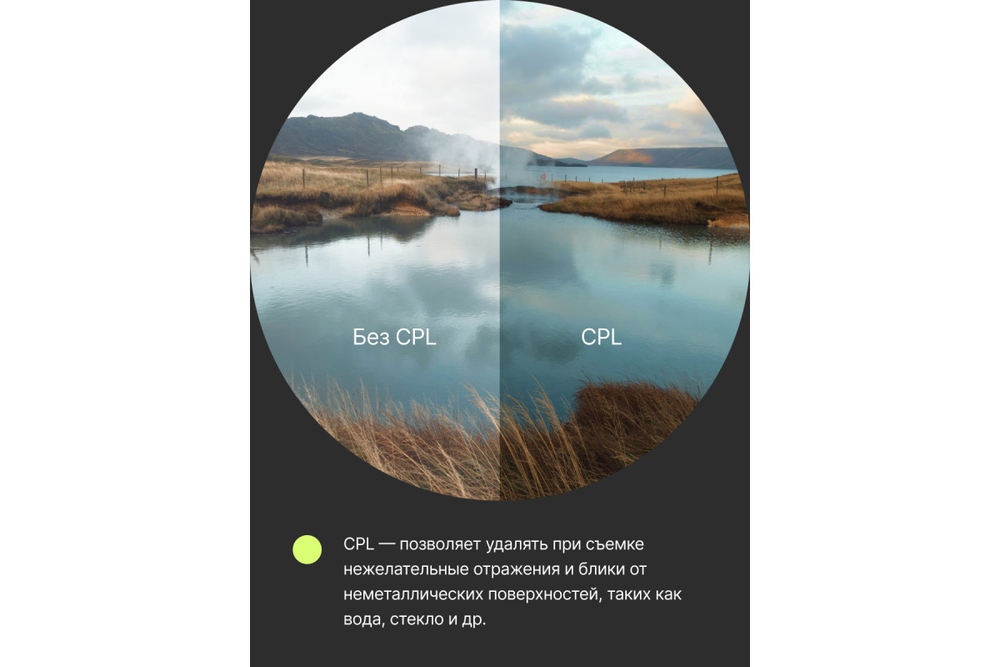 Фильтр поляризационный RayLab CPL Slim 58mm