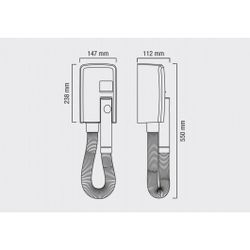 Настенный фен Valera Hotello Silver - 1200Вт (832.01/T Silver)