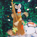 Фигура садовая «Оберег зайка Степа» 37см ДоброСад