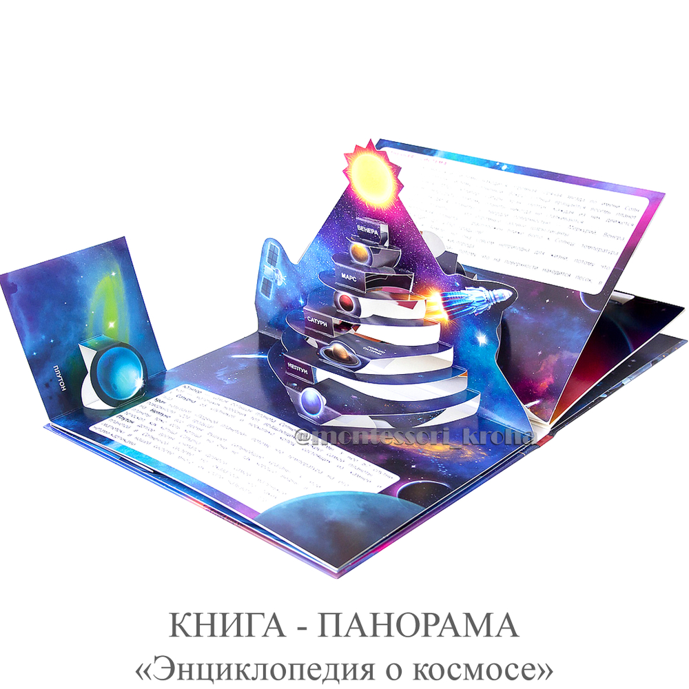 КНИГА - ПАНОРАМА «Энциклопедия о космосе»