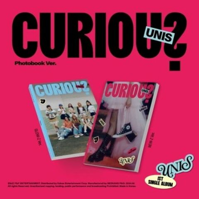 Альбом UNIS - CURIOUS 1st Single Album PHOTOBOOK RANDOM Version