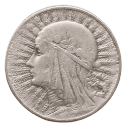 Монета 5 злотых (zlotych) 1932 год Польша