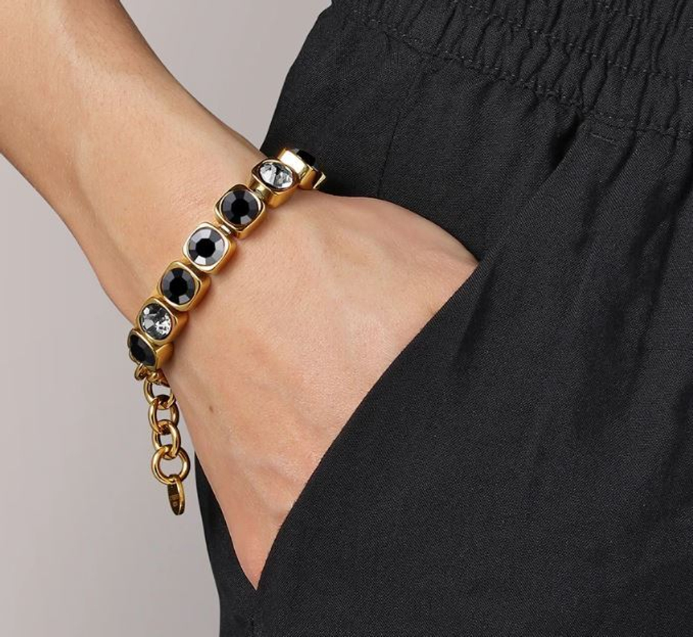 Браслет Dyrberg Kern CONIAN SG BLACK MIX 331504