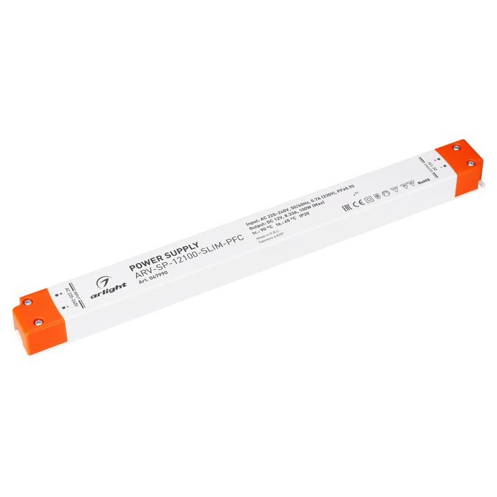 Блок питания Arlight ARV-SP-12100-SLIM-PFC (12V, 8.33A, 100W) 047990