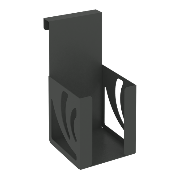 Навесной лоток для бумажных блоков MAN-03 Металл Антрацит 100*120*200