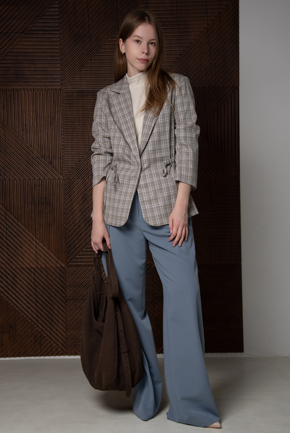 Жакет женский 3881зпа, клетка #406Клд043881зпа