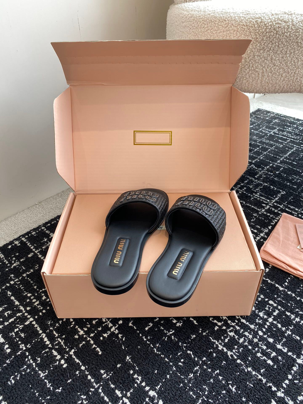 Miu Miu Slide (2 colors)