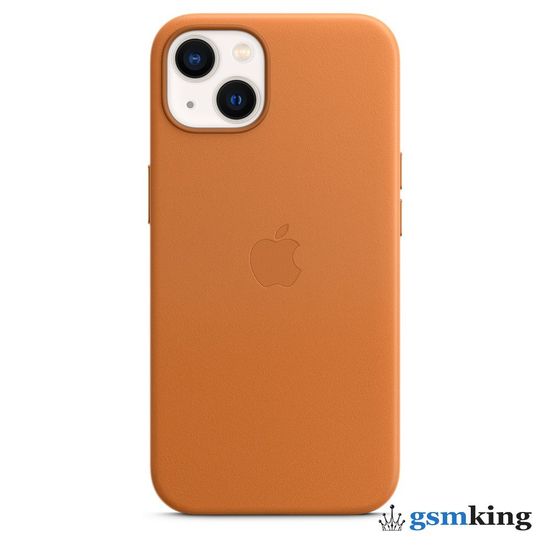 Apple Leather Case with MagSafe iPhone 13 Golden Brown «Золотистая охра» MM103ZE/A