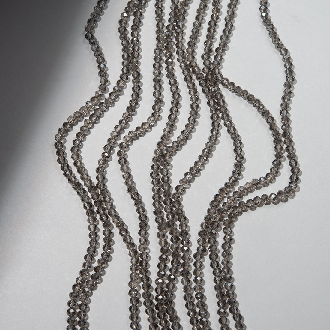 Хрустальные бусины "Марказит", оттенок "Smoke", 4,2*3,5мм, рондель