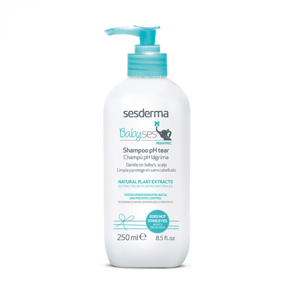 Sesderma BABYSES PEDIATRIC Shampoo pH Tear -  Детский шампунь "Без слёз", 250 мл
