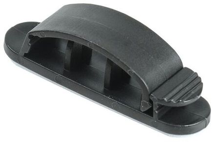 Клипса самоклеящаяся КС-3 черн. (уп.12шт) IEK UHP41-3-K02