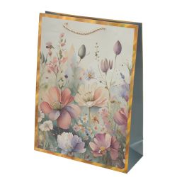 GAEM Пакет подарочный (бумага 210г/м2, блок микс 12шт), L31 W12 H42 см, 4в.