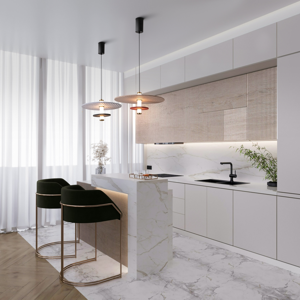 Подвесной светодиодный светильник Freya ACOUSTIC FR5494PL-L9GR