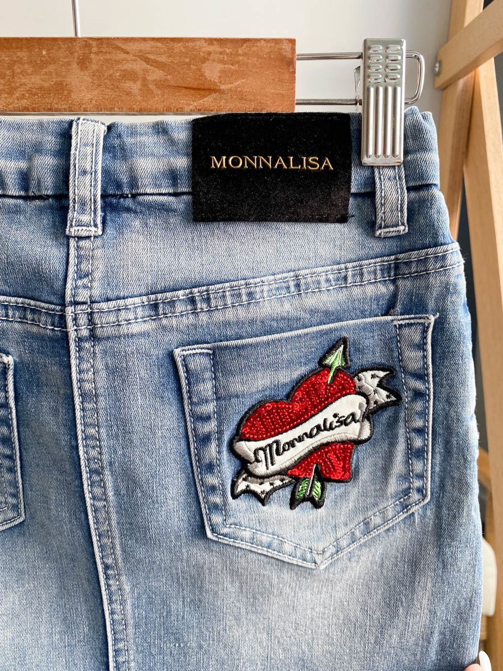Джинсовая юбка Monnalisa, 116