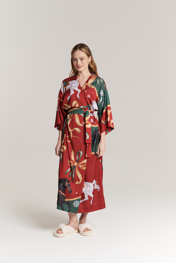 Халат-кимоно one size