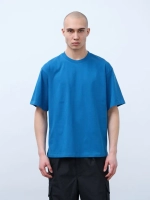 Футболка оверсайз (синий) 230 г
