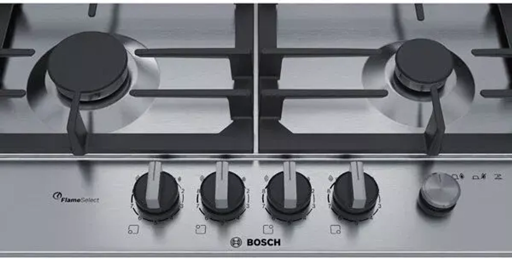 Встраиваемая газовая панель независимая Bosch PCH6A5M90R (DU)