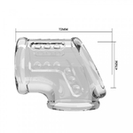 Насадка на пенис и мошонку прозрачная Pretty love, прозрачная