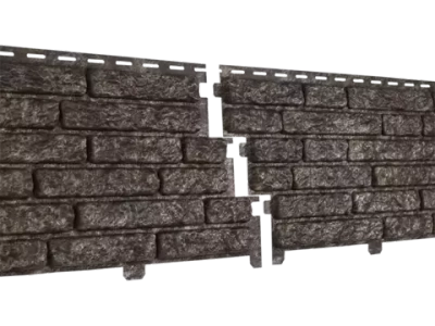 Сайдинг Ю-Пласт "Стоун-Хаус" Кварцит Коричневый